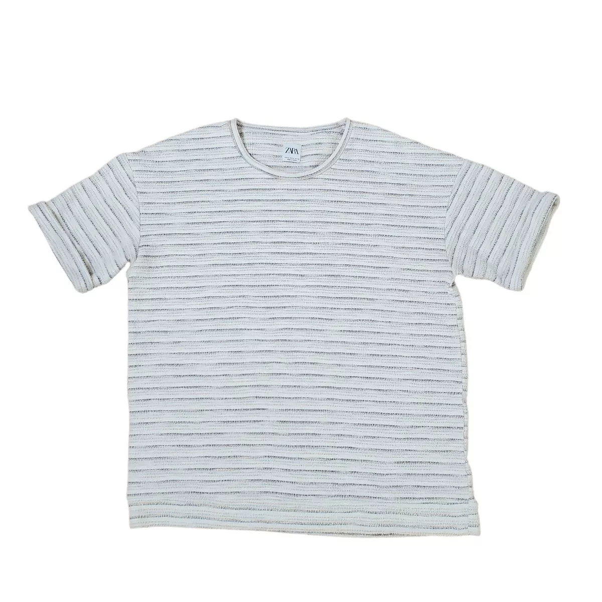 zara striped t shirt mens