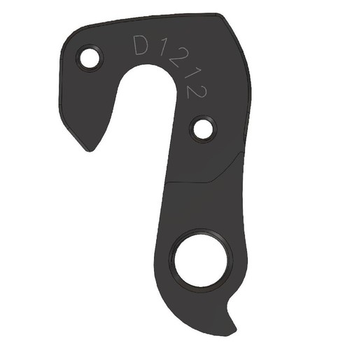 Pilo D375 Cintre Dérailleur Pour Vélo Kona - CNC Aluminium 6061, Noir Anodisé, Boulons Inclus