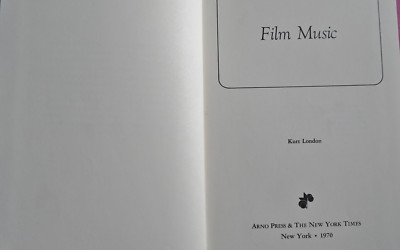 R70760 FILM MUSIC by Kurt London  1970 A Summary of the Characteristic Features