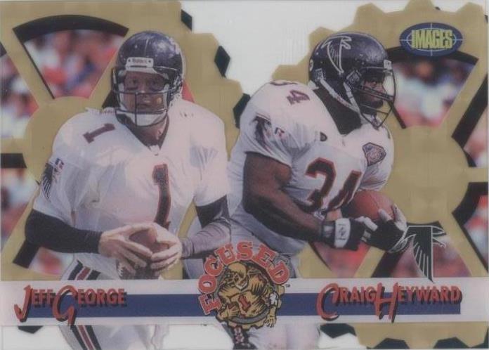 1995 Classic Images Limited Craig Heyward Jeff George #F-4 - 1 of 2