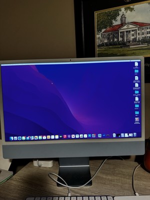 Apple iMac 24'' (512GB SSD, M1, 8GB, 8-Core CPU & GPU) All-in-One Desktop - Blue 