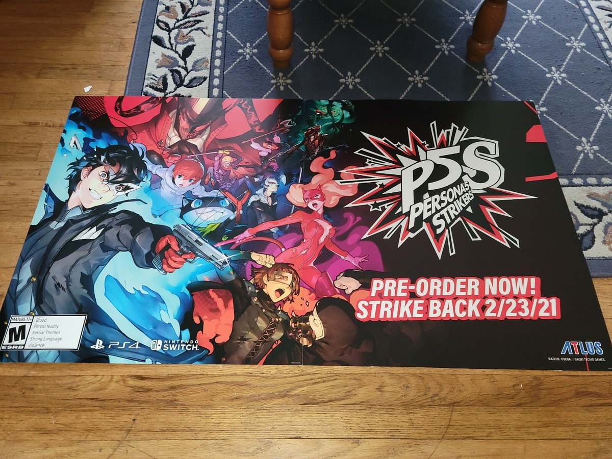 Persona 5 strikers Advertising Promotional Video Game