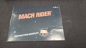 MACH RIDER NINTENDO ORIGINAL NES VIDEO GAME MANUAL INSTRUCTION BOOKLET ONLY
