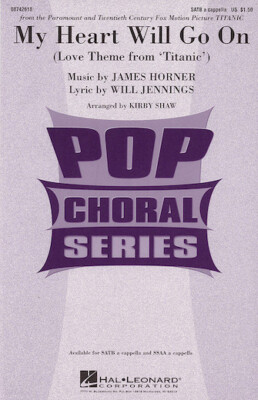 My Heart Will Go On SSAA a cappella Celine Dion