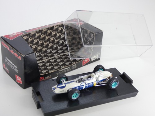 Brumm Ferrari 158 Formula 1 1964 GP Messico J Surtees giocattolo auto da corsa in scatola - Foto 2 di 14