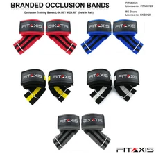 Gym Gear BFR Bicep Occlusion Bands Arm Leg Calves Training Workout Straps