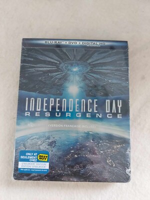 Independence Day Resurgence Blu Ray + DVD + Digital HD Best Buy Steelbook New