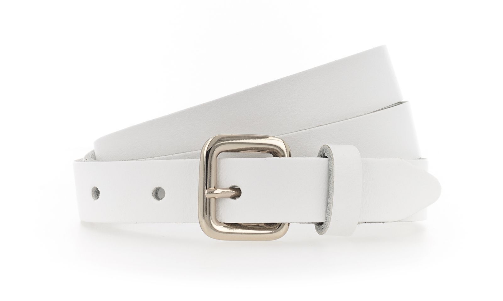 Vanzetti belt 20mm Leather Belt W95 White