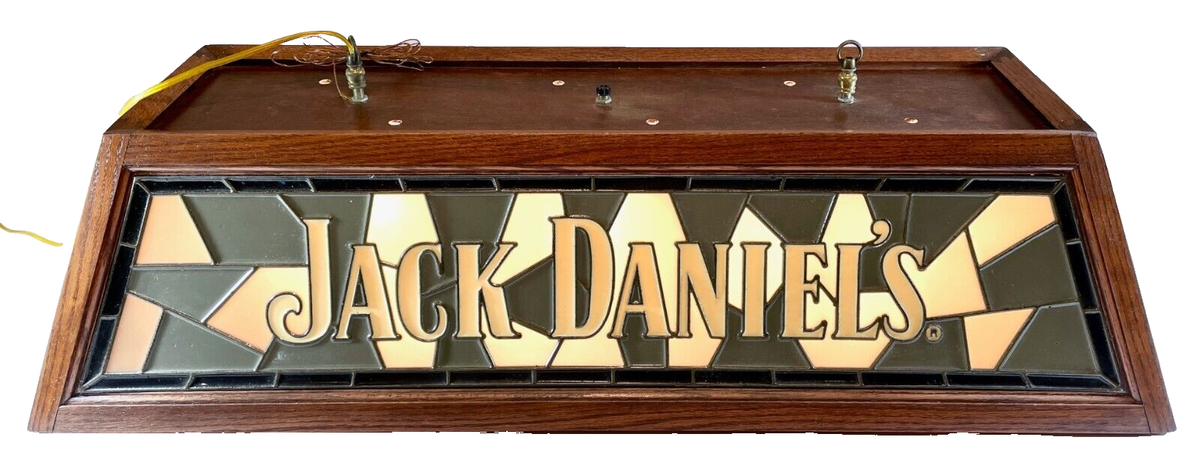 🥃 Vintage Jack Daniels Old No. 7 Whiskey Hanging Billiards Pool