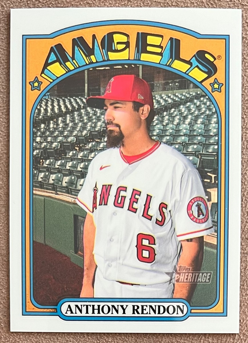 1/1 Topps Anthony rendon Superfractorカード 2025 Topps Heritage #121 Anthony Rendon Los Angeles Angels