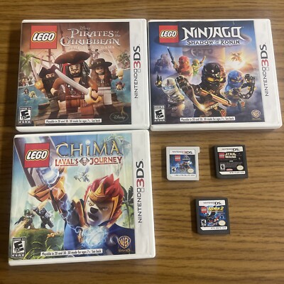 Lot of 6 Nintendo DS Lego Games - Batman 2, Star Wars, Ninjago