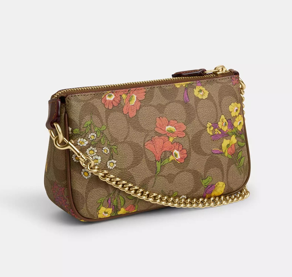 NWT Coach Nolita 19 In Signature Canvas With Floral Print