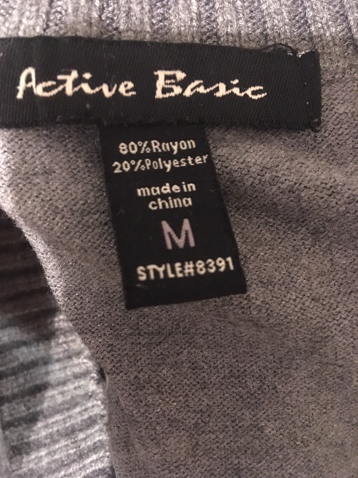 Active Basic Women’s Grey Crew Neck Short Sleeve … - image 7