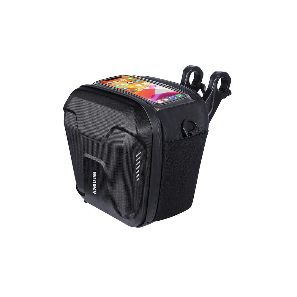 Wildman Borsa Da Manubrio Per Bicicletta, Ideale Per Navigatore, Borsa