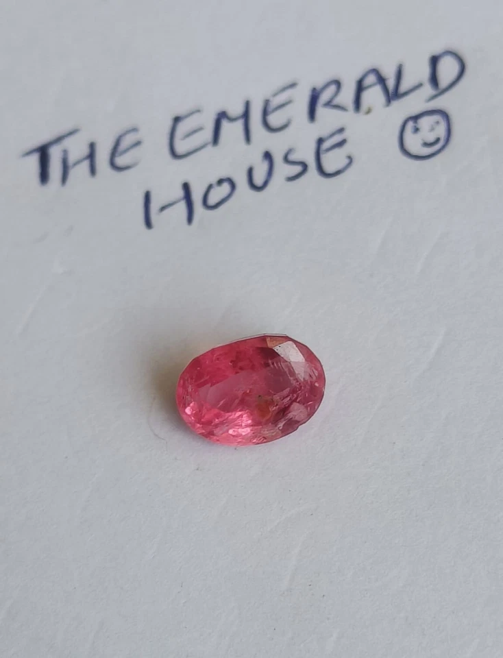 Rare 50 Years Old Burma Mine Natural Pink Spinel Oval Cut Gemstone/ 2.70 CTS - Image 2 of 3