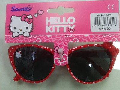 OCCHIALI DA SOLE HELLO KITTY BAMBINA - SANRIO POLINELLI | eBay