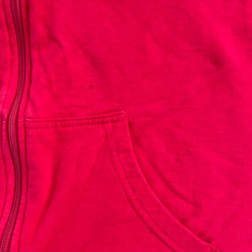 Vintage Disney Winnie The Pooh Jacket XL Red Youth Full Zip Hoodie Cotton Used - Picture 2 of 12