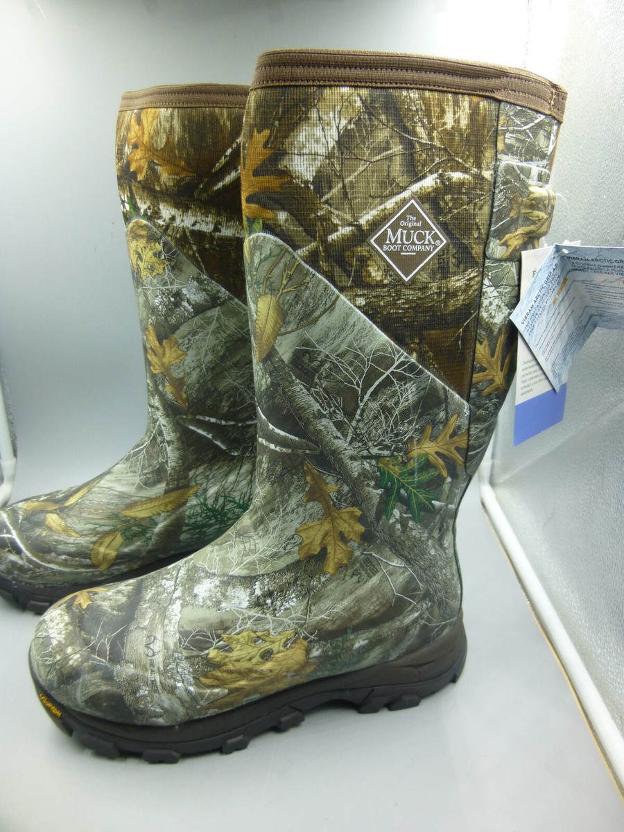 Muck Size Men's RealTREE® Edge™ Arctic Ice XF Boot Vibram