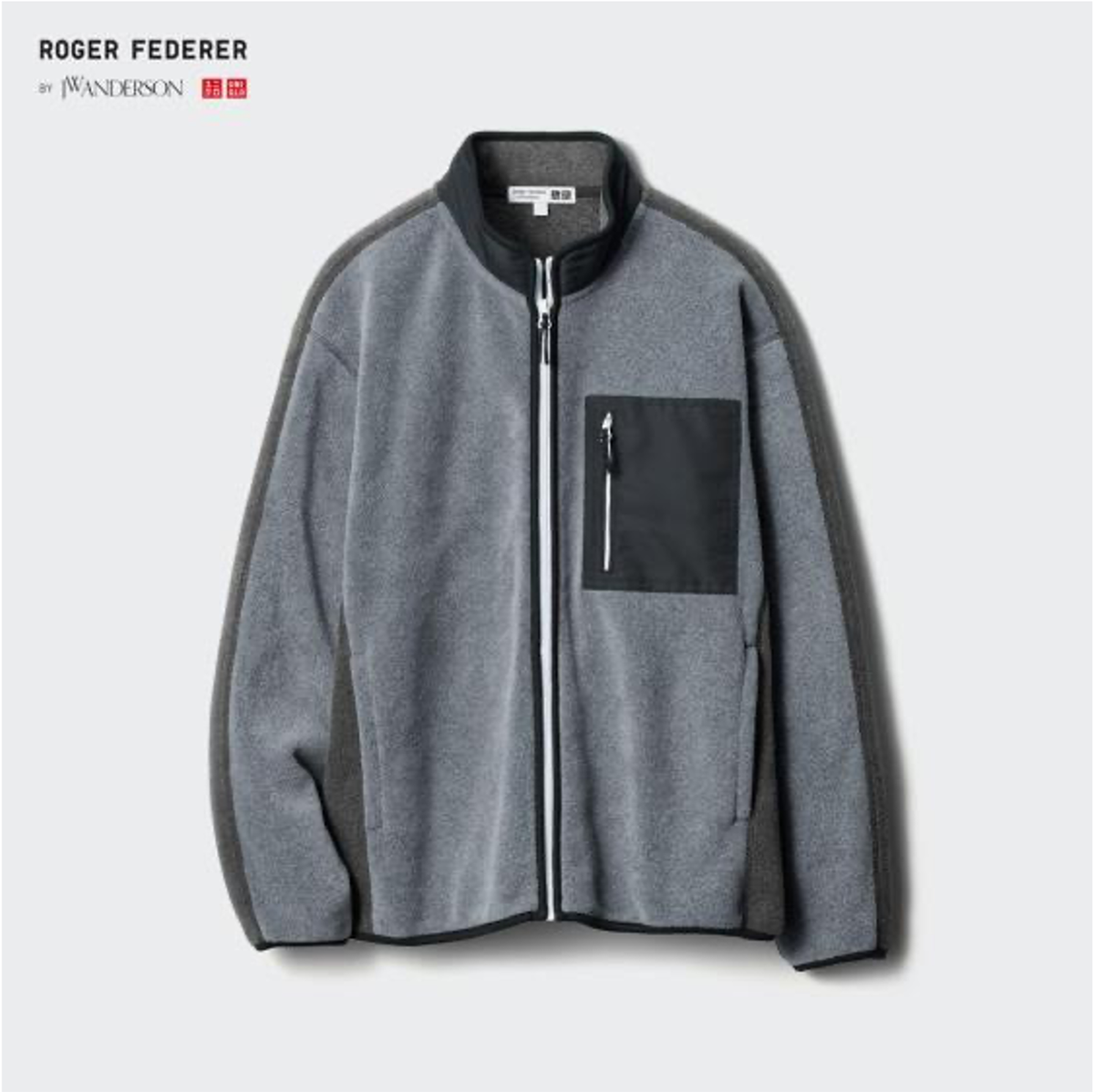 Uniqlo Roger Federer by JW Anderson UNISEX Fleece Full-Zip Jacket