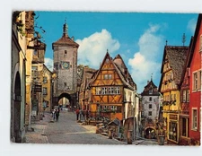 Postcard Am Plönlein Rothenburg ob der Tauber Germany
