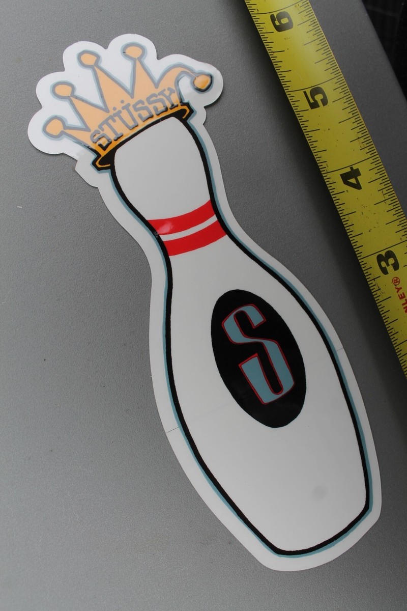STUSSY ピンズ STUSSY Surfboards Graffiti Crown Bowling King Pin Stu1
