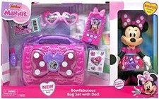 Disney Minnie Mouse Bowfabulous Bag Set with Doll 10-Inch Brand NEW Gift Quality