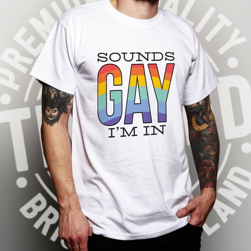 Camiseta Pride Suends Gay Rainbow Texto Descarado Camiseta | eBay
