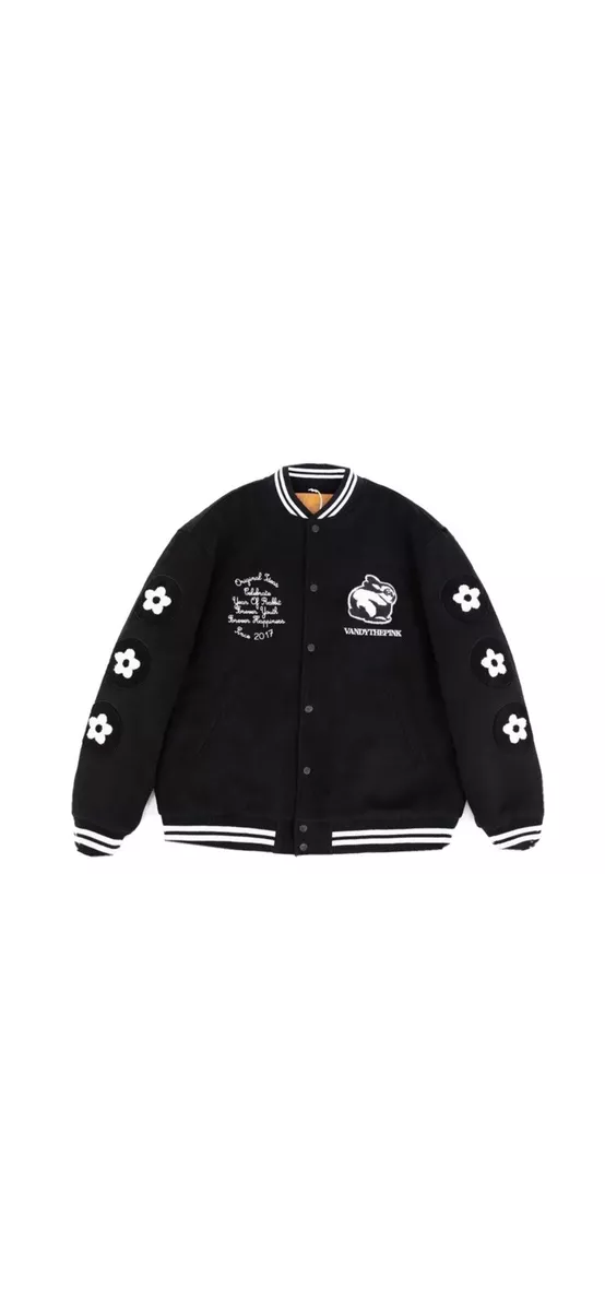 Streetwear Limited Edition Vandy the Pink Rabbit Varsity Jacket