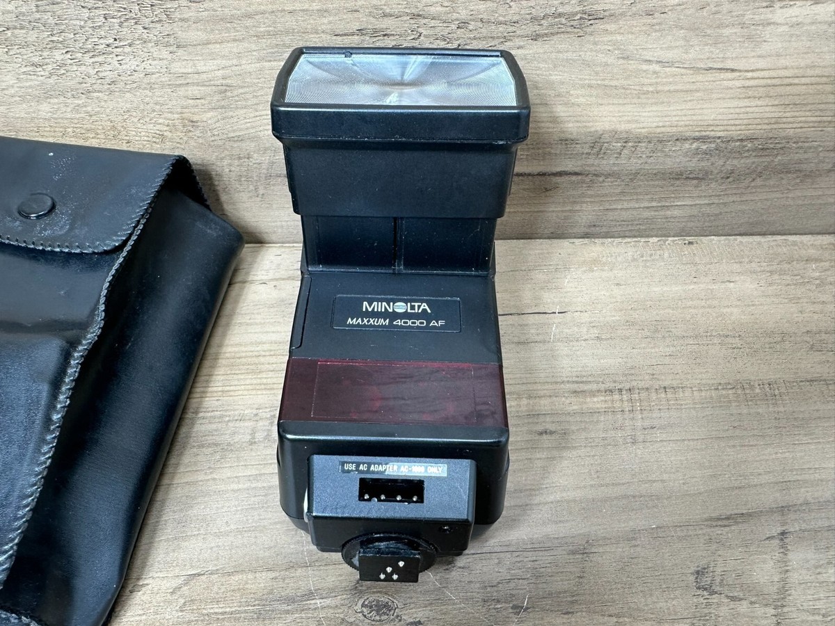 ミノルタ　プログラムフラッシュ　4000AF ミノルタ プログラムフラッシュ 4000AF ミノルタ プログラムフラッシュ