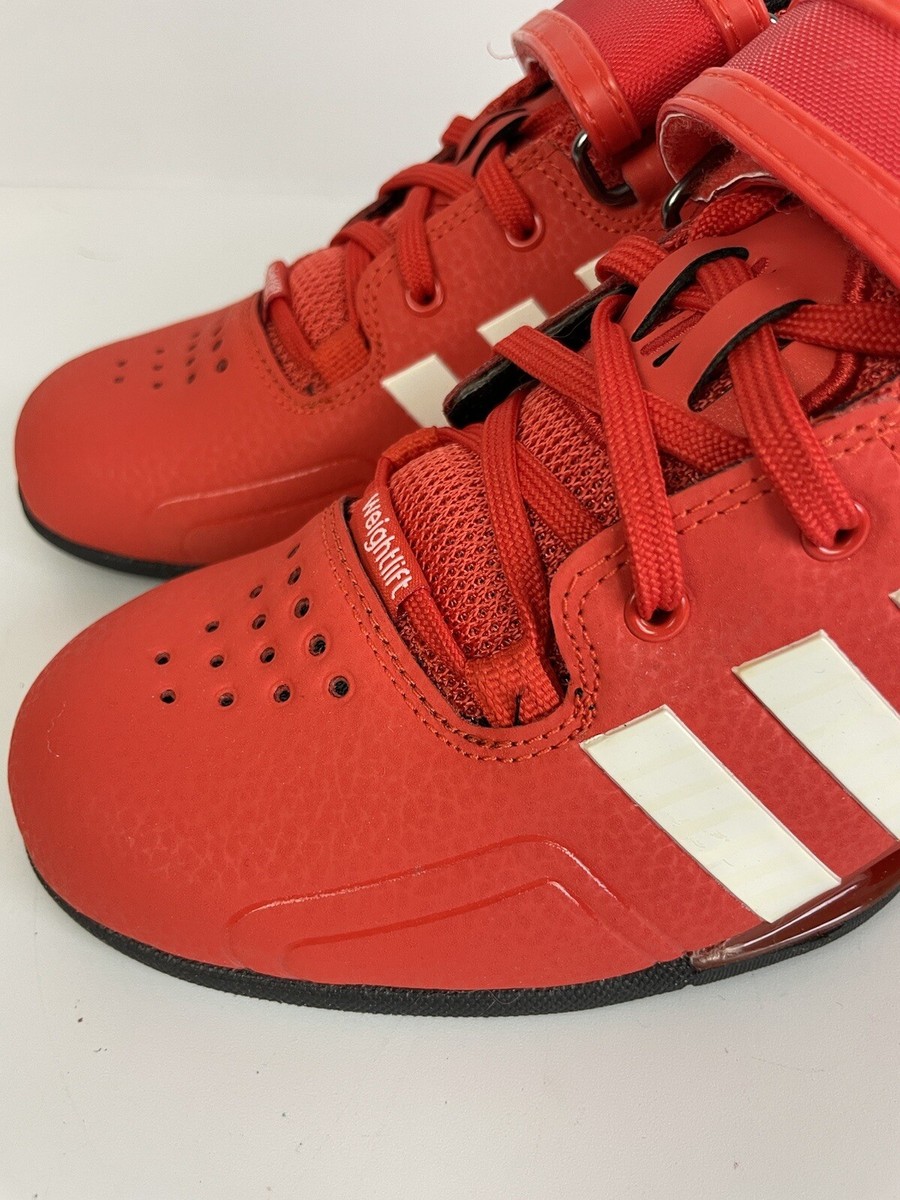 Adidas Adipower Power Lifting Weightlifting Shoes Men Size 7 Red