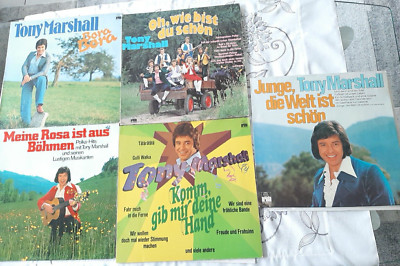 Tony Marshall-5 LPs-Bora,Bora/Oh,wie bist Du/Meine Rosa/Komm,gib mir/Junge,die W