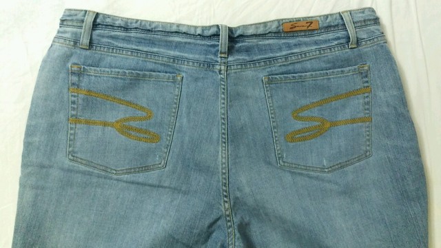 Seven7 Jeans Bootcut Blue Mens size 24 | eBay