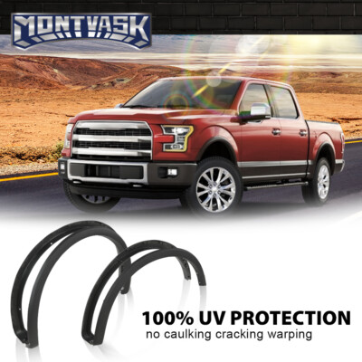 4pcs Factory Style Wheel Fender Flares Fit For 2015-2017 Ford F-150 Textured