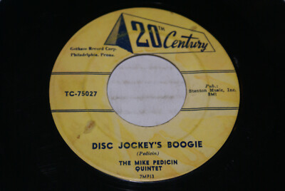 Disc Jockey's Boogie Shake a Hand The Mike Pedicin quintet rock n roll 7' Record
