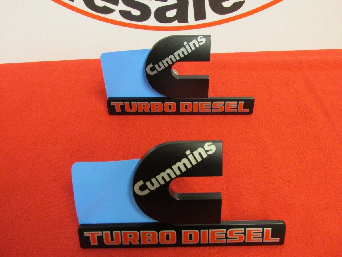Genuine MOPAR Cummins Turbo Diesel Badge/Decal For Dodge RAM Trucks - OEM Part 68149701AB 3 thumbnail image