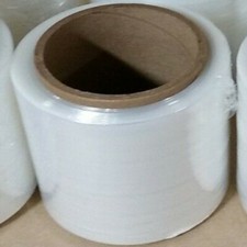 (12) 5" x 1000' 80 Gauge Stretch Film Hand Wrap Rolls w/ 3" Handle FREE SHIPPING