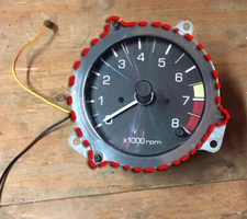 FACE PLATE ONLY Datsun Nissan 1200 B110 Tachometer. Reproduction New!