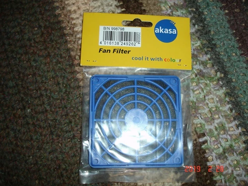 AKASA 80mm Fan Filter with Grill (Blue) GRM80-30