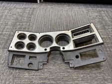 Square Body Silver Dash Bezel 1979- 1991 Chevy GMC C/K Jimmy K5 UNCUT Deluxe Z71