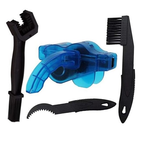 Bike Chain Cleaner Kit, Easy and Quick Clean Chains Scrubber 4pack,Cleaner Kit