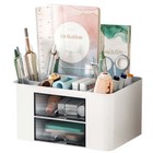 New ListingPen Organizer with 2 Drawers, Desktop Organizer for Office Supplies and Desk