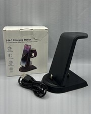 3 in 1 Wireless Charging Station for iPhone Foldable Charger Compact Slim