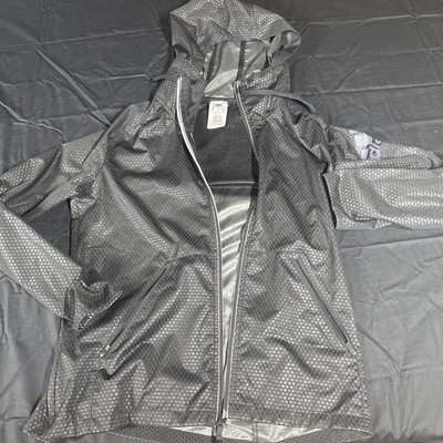Adidas Performance Climastorm Full Zip Black Windbreaker Jacket Women's Small