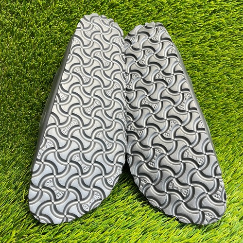 Sandalias Birkenstock Arizona EVA para mujer talla 7 plateadas para caminar al aire libre - Imagen 8 de 10