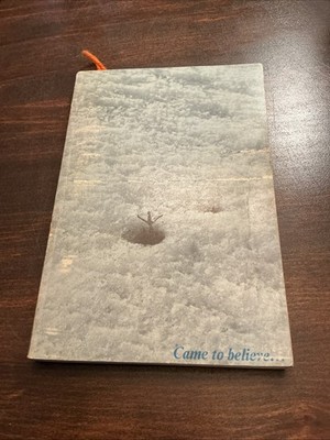 Alcoholics Anonymous World Services Came to Believe 1973 1st Ptg AA