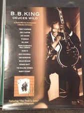 B.B. King Signed Concert Promo Poster Blues Guitar Great Legend Autographed Pick