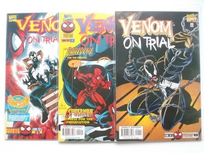 VENOM ON TRIAL Heft 1 2 3 komplett US Marvel 1997