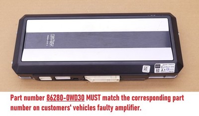 10/2015-10/2019 Lexus RX350 RX450h Mark Levinson Amplifier GENUINE