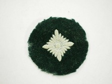 WWII German black Backed Sleeve Rank Pip Patch 2.1" diameter