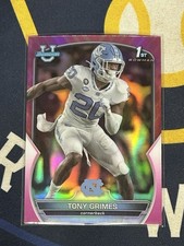 2022 Bowman University Chrome - Tony Grimes #75 Pink Refractor (RC)